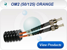 Patchcords in Conduit OM2 (50/125) ORANGE